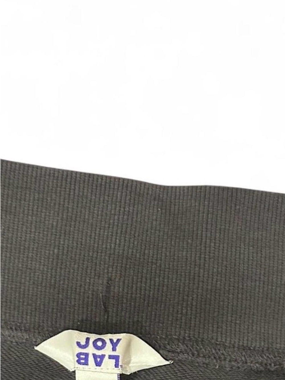 JoyLab Black Drawstring Jogger Pants Ribbed Cuff - Picture 4 of 4